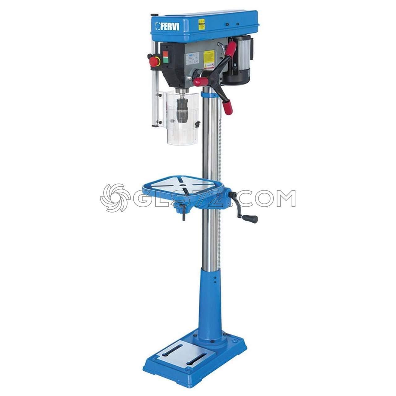 TRAPANO A COLONNA CON TRASMISSIONE A CINGHIA 750W FERVI 0752