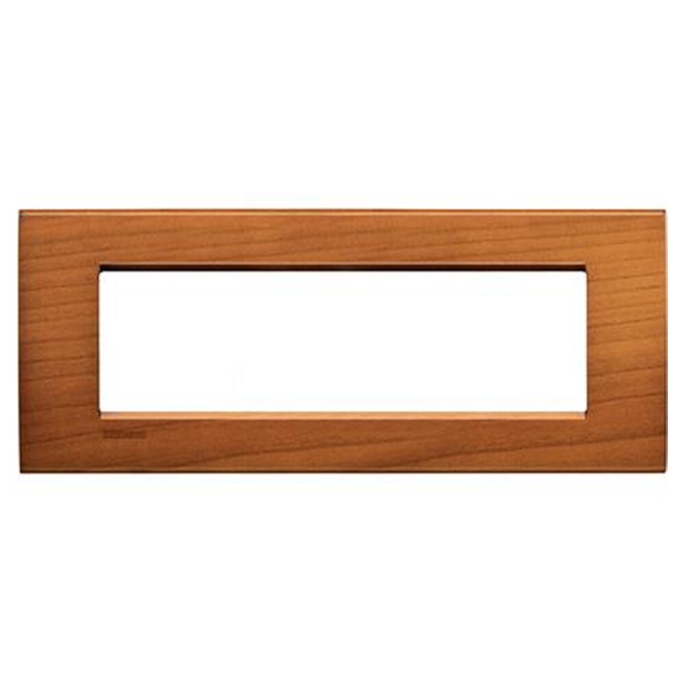 Placca Quadra 7 Moduli Axolute Ciliegio Americano  - BTICINO LEGRAND LNA4807LCA