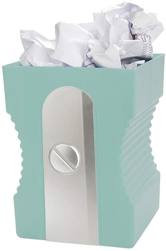 Balvi Cestino getta carta Sharpener temperino turchese plastica 27411