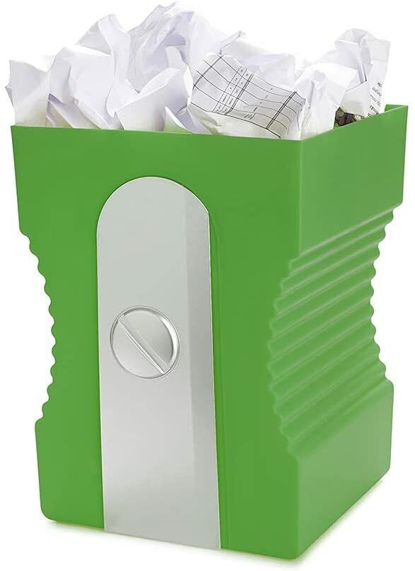 Balvi Cestino getta carta Sharpener temperino Verde plastica 27537