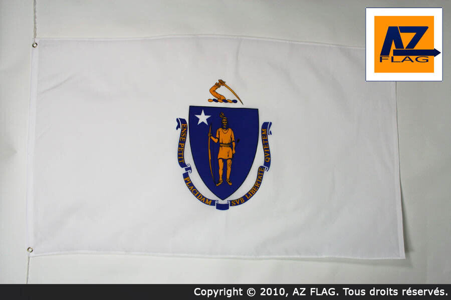 BANDIERA MASSACHUSETTS 150x90cm - BANDIERA STATO AMERICANO – USA - STATI UNITI 9