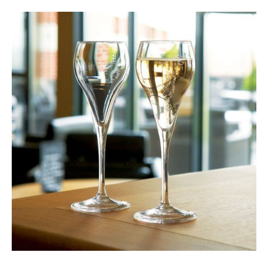 6 Brio Fluttino Amaro 9,5 cl Arcoroc Calici Vetro Liquore Bicchiere Prosecco