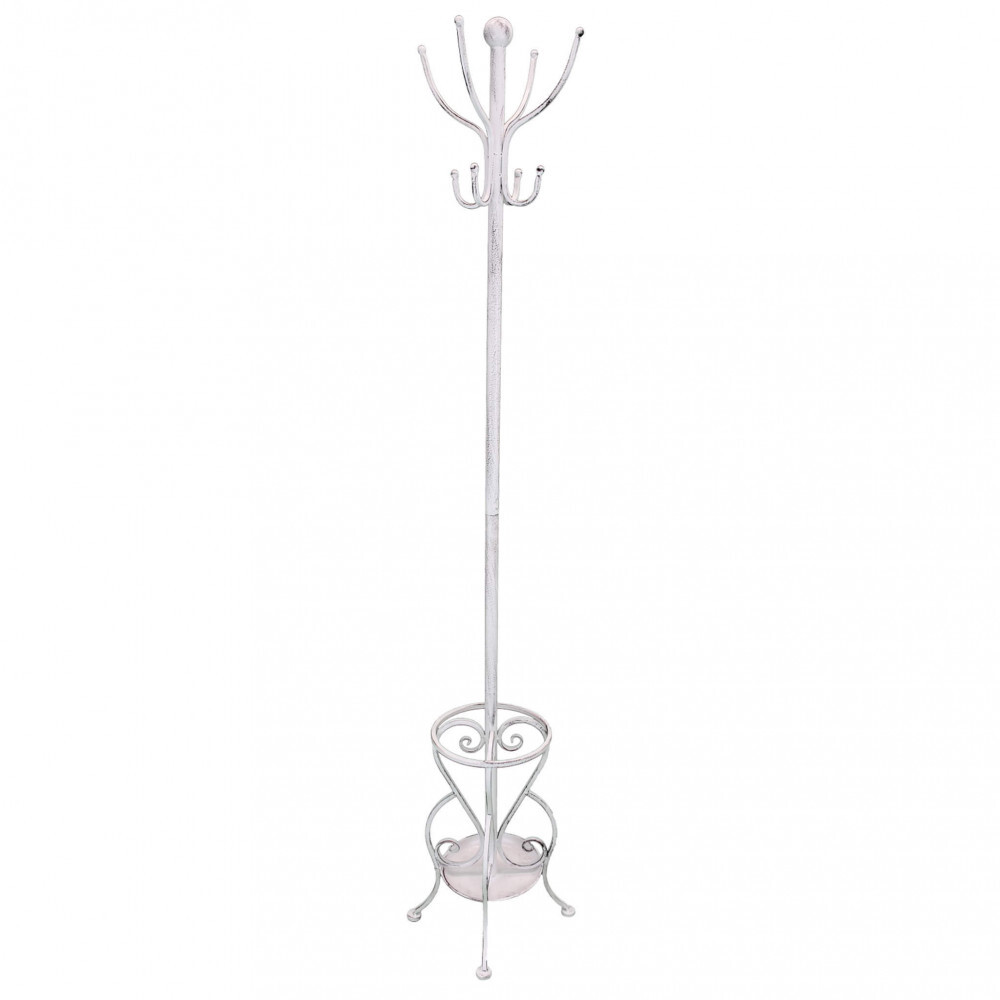 DecHome Appendiabiti Yvette in Metallo verniciato 35x35x183 cm