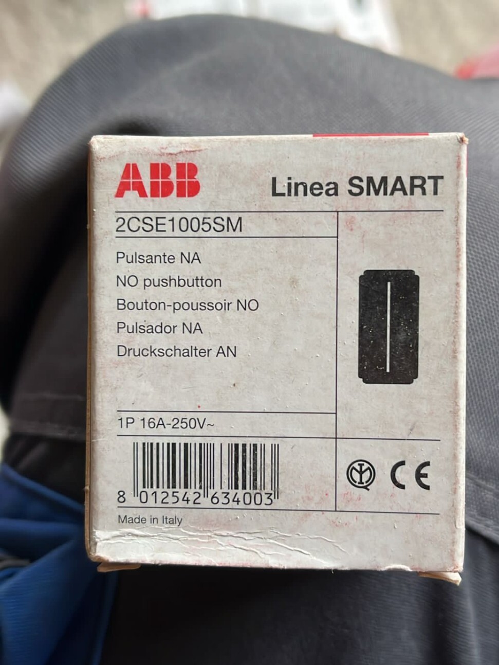 ABB Elos PULSANTE 1P NA