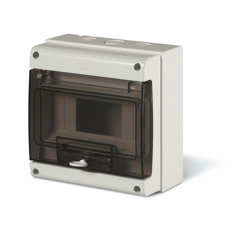 Centralino Quadro Scame Domino 672.2008 da Parete 8 Moduli Din IP66