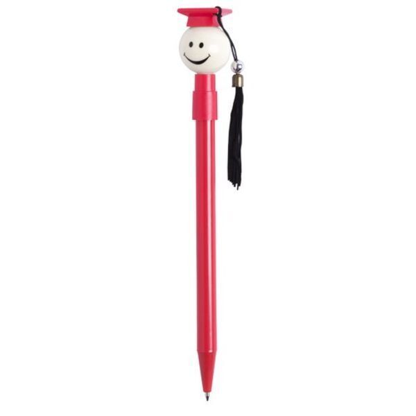 10 PEZZI Penna a sfera del LAUREATO colore rosso BOMBONIERA LAUREA 01GR