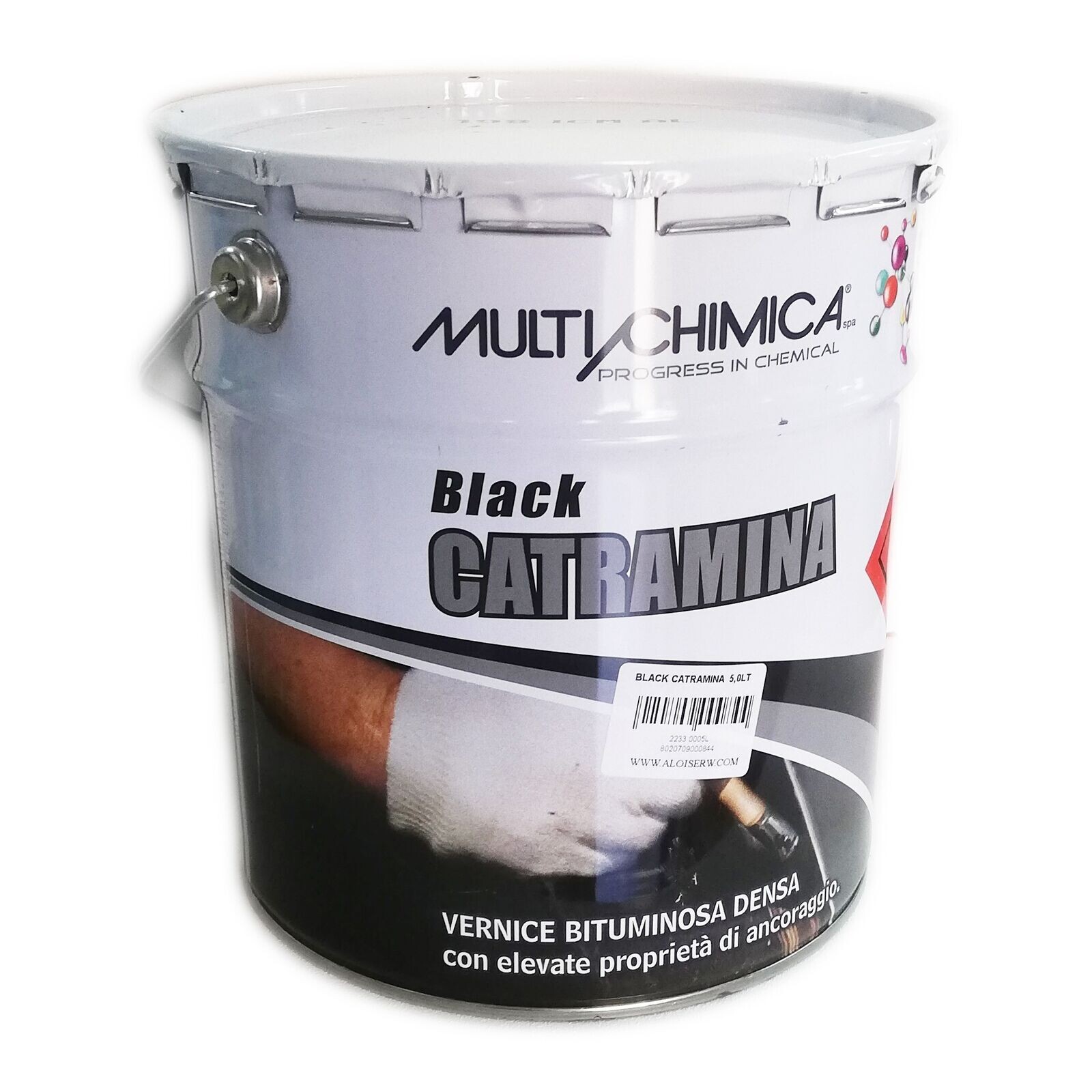 Multichimica Black Catramina 5lt vernice bituminosa densa