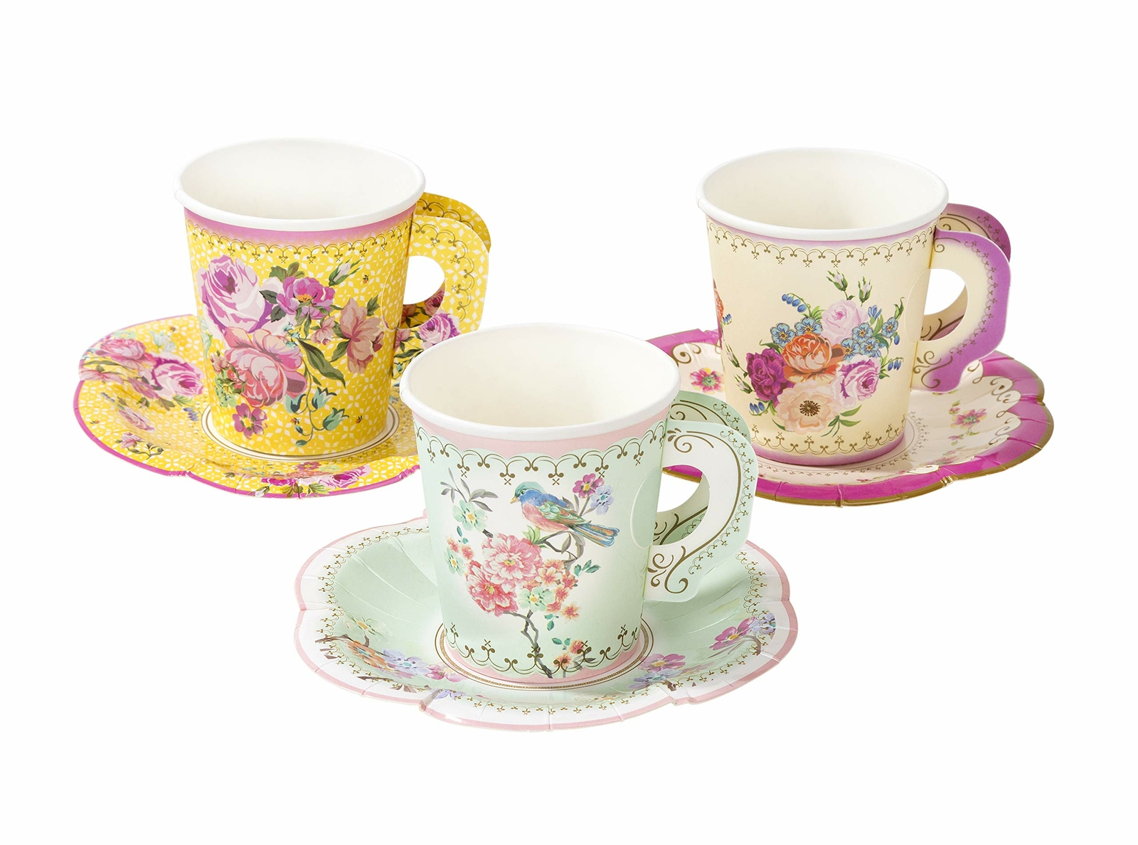 Talking Tables TS6-CUPSET-VINTAGE Truly Scrumptious Mixed Vintage Designs (U1H)