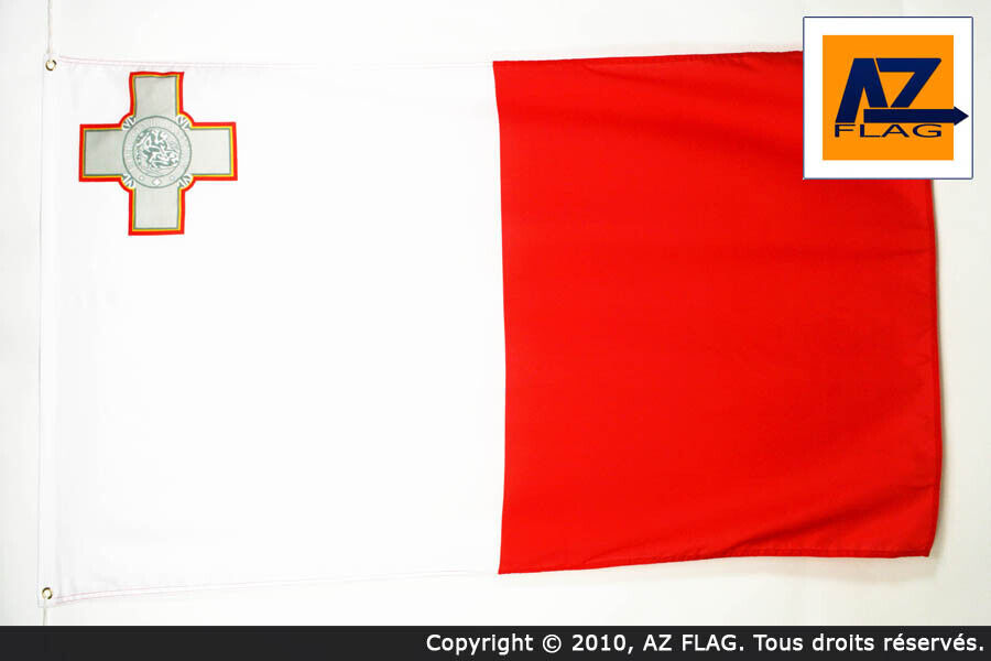 BANDIERA MALTA 150x90cm - BANDIERA MALTESE 90 x 150 cm - Nuova