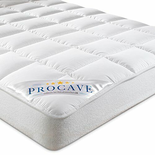 Procave Micro Comfort Mattress Protector with Stretch Hem, Fabric, White, (y2b)