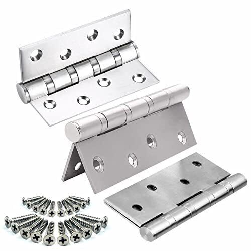Euro Tische 2 pezzi Cerniere in Acciaio inox per interni ed esterni, (e6n)