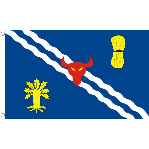 BANDIERA CONTEA DI OXFORDSHIRE 150x90cm - BANDIERA COUNTY OF OXON. - INGHILTERRA