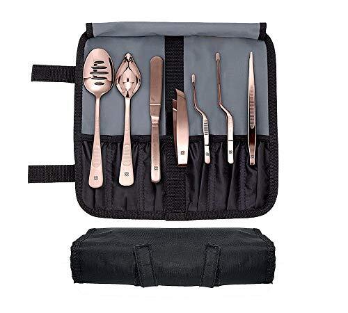 DOJA Barcelona | Kit Professionale per Chef | Colore: Rame | 7 Utensili (J6p)