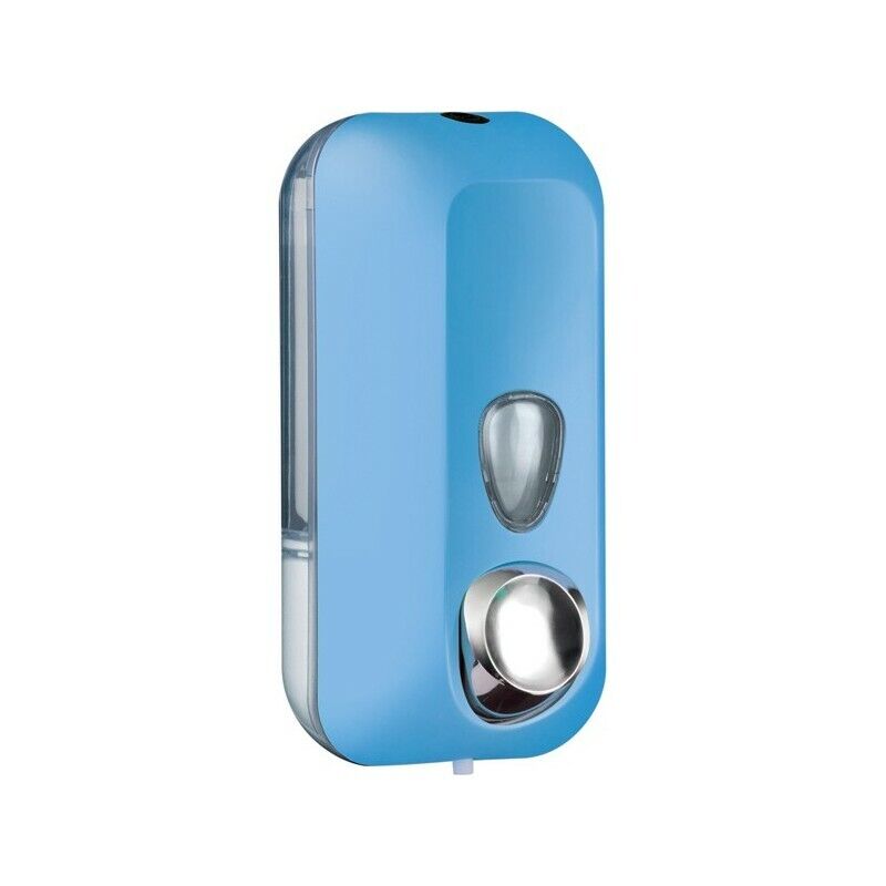 Dispenser Sapone Liquido 0.55 Lt. Azzurro Soft Touch MARPLAST. Dispenser a riemp