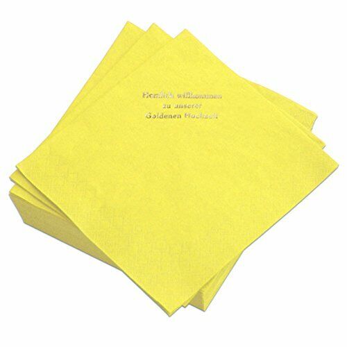 Geschenke mit Namen Regali con nomi 1182 tovaglioli, 25 pezzi, Polpa, (Q8M)