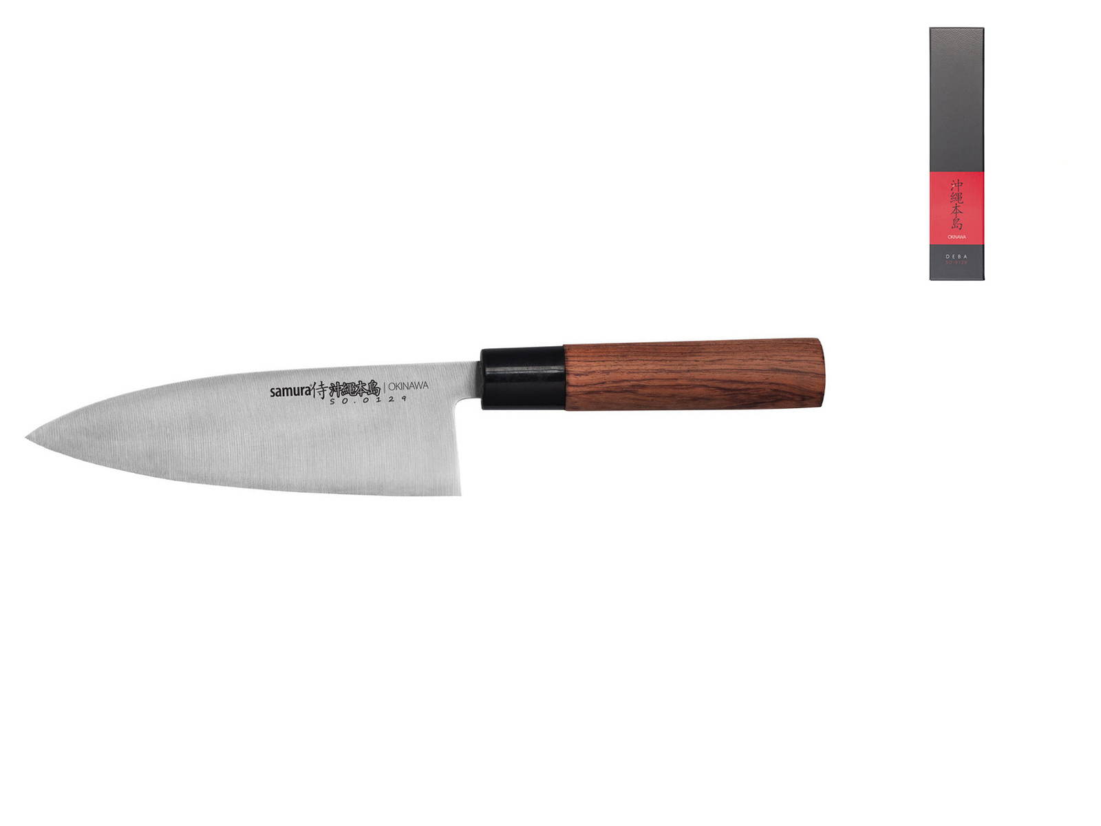 H&H Samura Okinawa Deba Coltello Professionale Cm 17