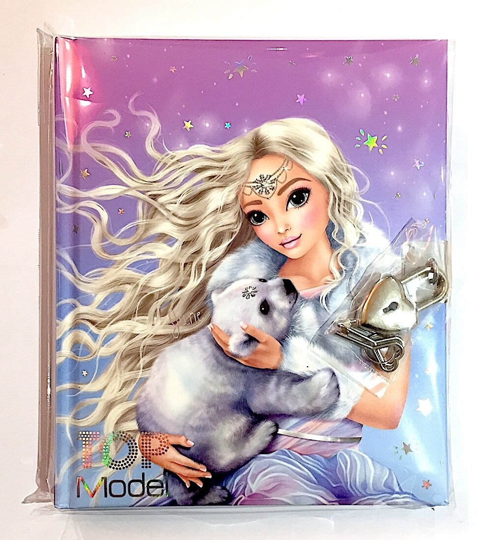 DIARIO SEGRETO con lucchetto e chiavi TOP MODEL copertina imbottita ORSO depesch
