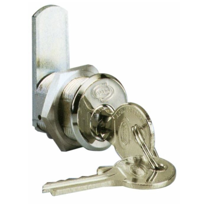 Serratura a Cilindro Cromata Universale Misura 25 mm  Ø 19 mm Corbin Art 202 CR