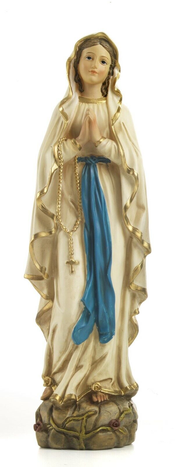 Statua Maria Madonna di Lourdes in Resina cm. 50 by Paben