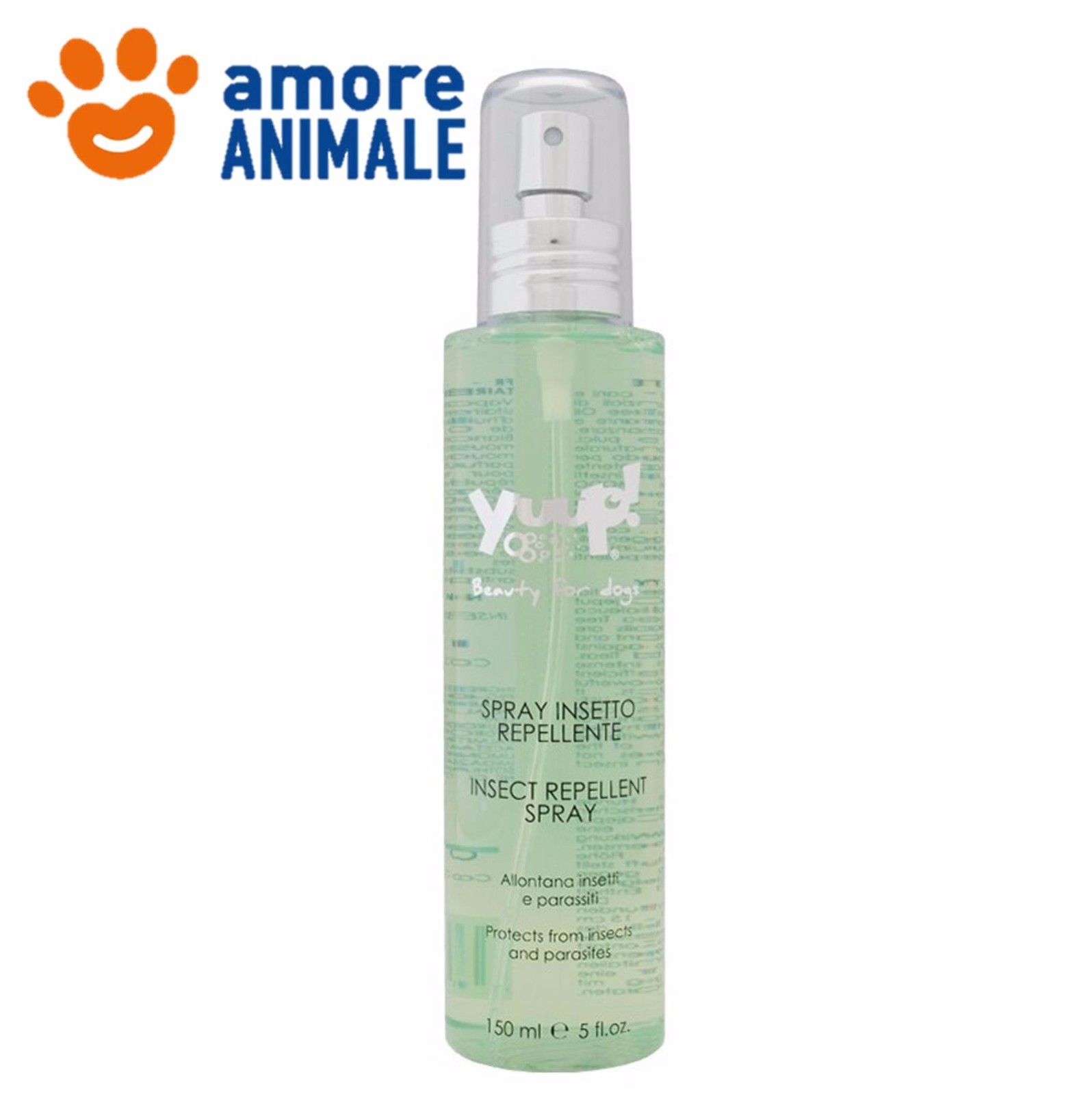 Yuup Spray Insetto Repellente 150 ml - Deodorante insetto repellente cani gatti