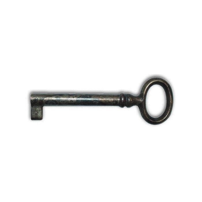 Chiave per Mobili Ottone Antico 33718 Metal Style 24x71 mm