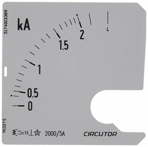 circutor sec – Scala amperometro sec 72 2000/5 AC (S1T)