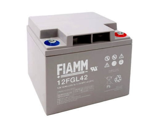 FIAMM 12FGL42 - Batteria AGM 12V - 42Ah uso eolico, solare
