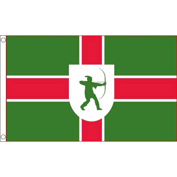 BANDIERA CONTEA DI NOTTINGHAMSHIRE 150x90cm - BANDIERA COUNTY OF NOTTS. - INGHIL