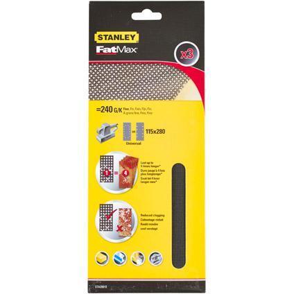 STANLEY 3 FOGLI GR 240 VELCRO STA39012