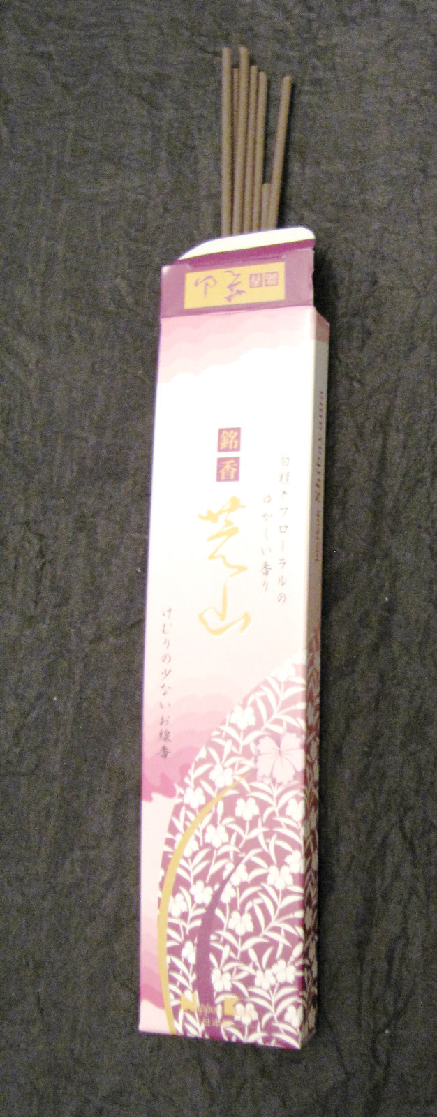 15 sticks Incenso giapponese Shibayama Mieko Nippon Kodo mughetto rosa gelsomino