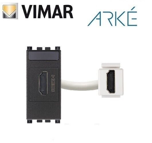PRESA HDMI VIMAR ARKE GRIGIO 19346.
