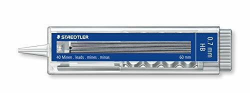 Staedtler 255 07-HB Mina Sottile, 0.7 mm HB, 10 Pezzi (r6N)
