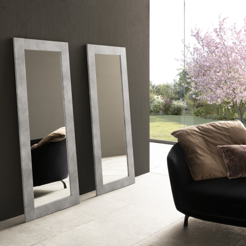 ARHome, Specchiera da Terra, 166 x 66, Cemento Chiaro, Made in Italy