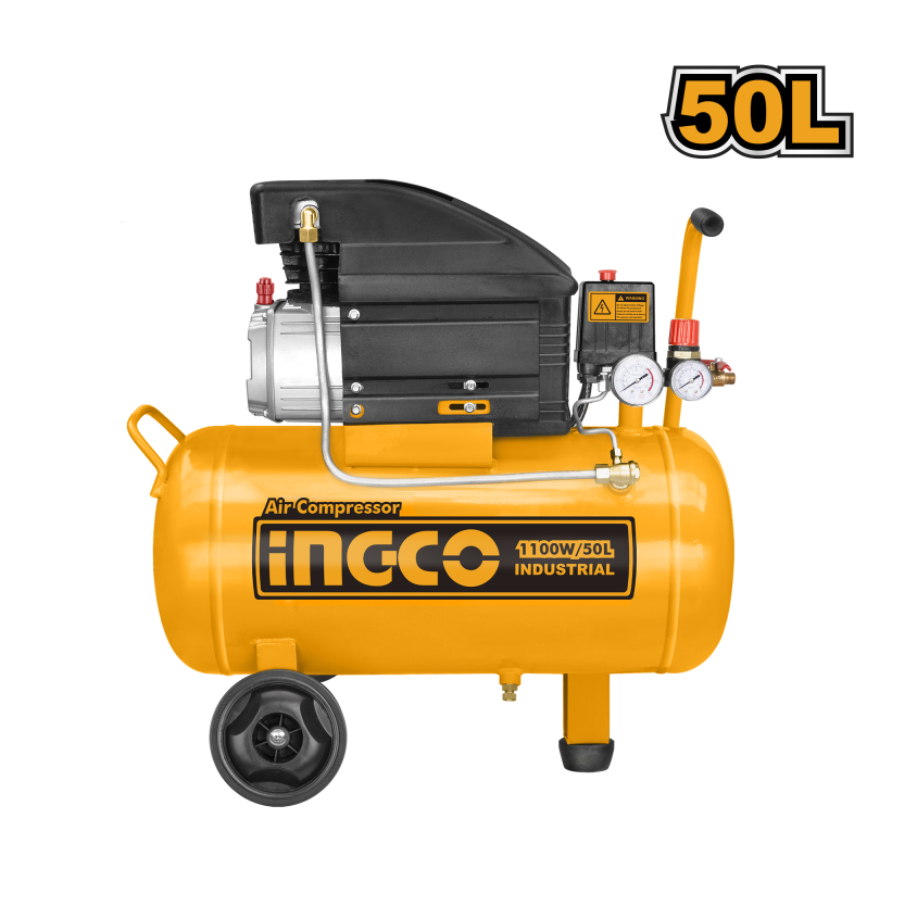 COMPRESSORE AD ARIA 50L DA 1,5Hp coassiale - Lubrificazione ad olio