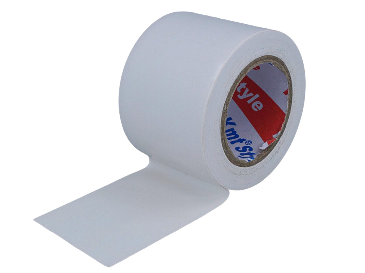Nastro Isolante Elettrico Largo in PVC 48mm X 12m Bianco <ul><li>Realizzata è