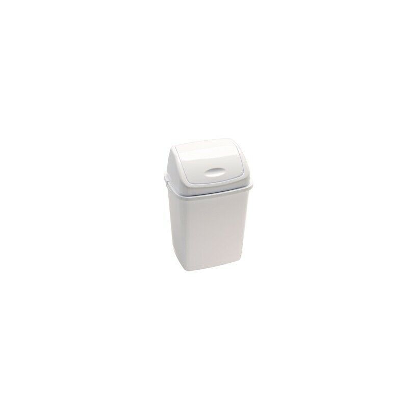 Pattumiera a basculante 18 Lt Rif Basic BIANCO