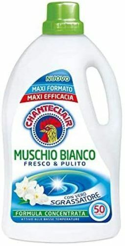 CHANTECLAIR LIQUIDO LAVATRICE MUSCHIO BIANCO 50 MISURINI 2500ML