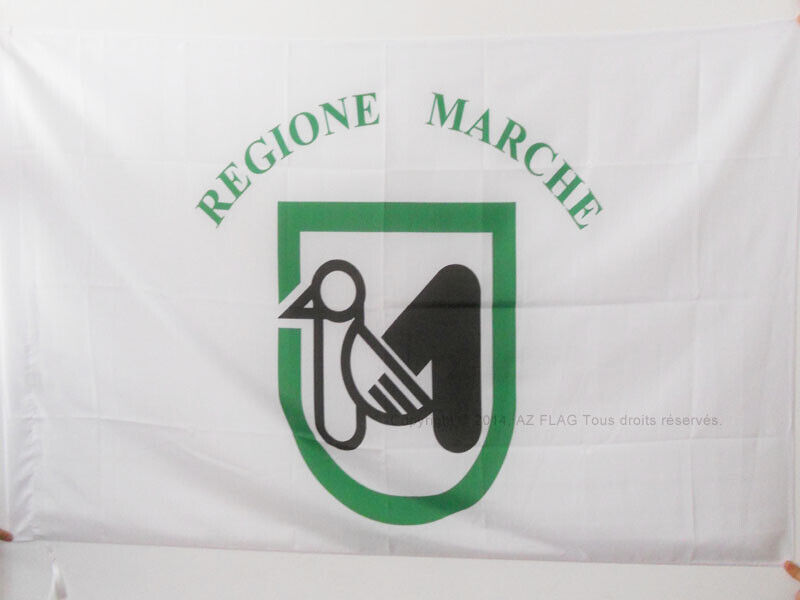 BANDIERA MARCHE 150x90cm - BANDIERA MARCHIGIANA - REGIONE ITALIA 90 x 150 cm for