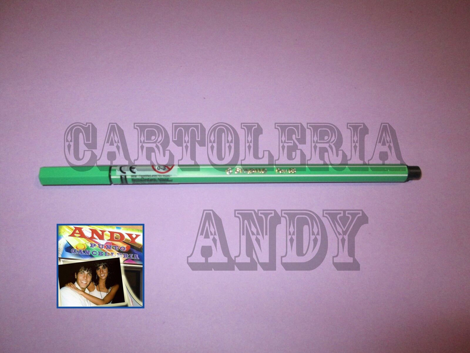 PENNARELLO PEN 68 - STABILO - SMERALDO CHIARO - COD. 68/16