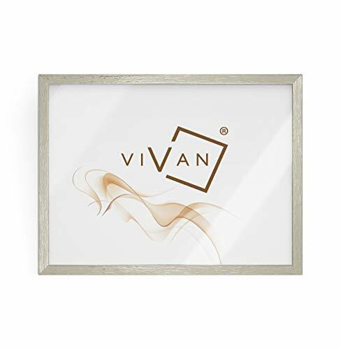 VIVAN Riquadro Cornice, Legno, Argento, Formato Immagine 30x40 (g5T)