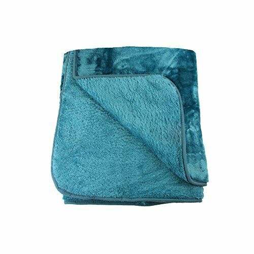 Amago Coperta, Coperta in microfibra Cashmere Feeling, Blu (Petrol), 130 (K8R)