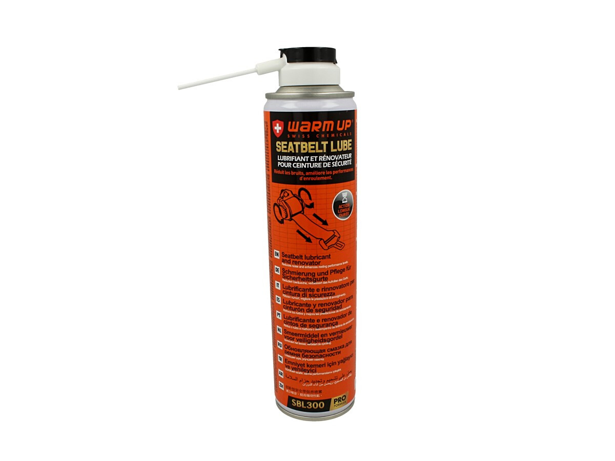 WARM UP SBL300 Lubrificante Rinnovatore Per Cinture di Sicurezza Seatbelt Lube 3
