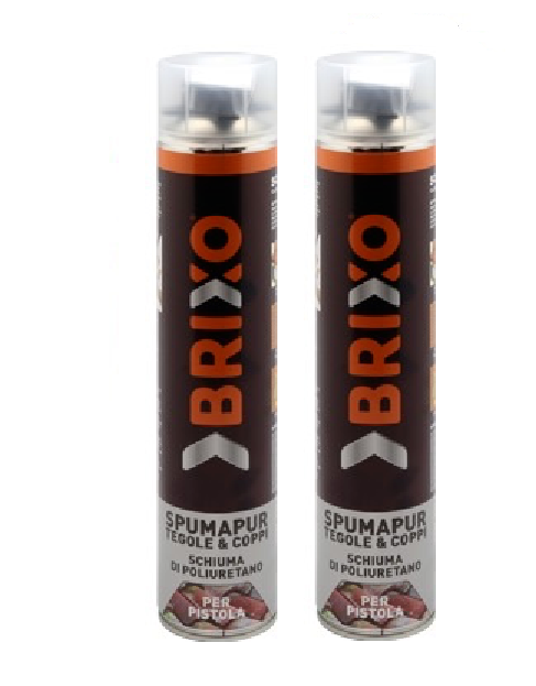 SCHIUMA POLIURETANICA BRIXO 750 ml. SPUMAPUR TEGOLE E COPPI