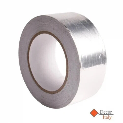 DECOR-ITALY,  Nastro Adesivo in Alluminio Lunghezza 10 mt,  Spessore 19mm