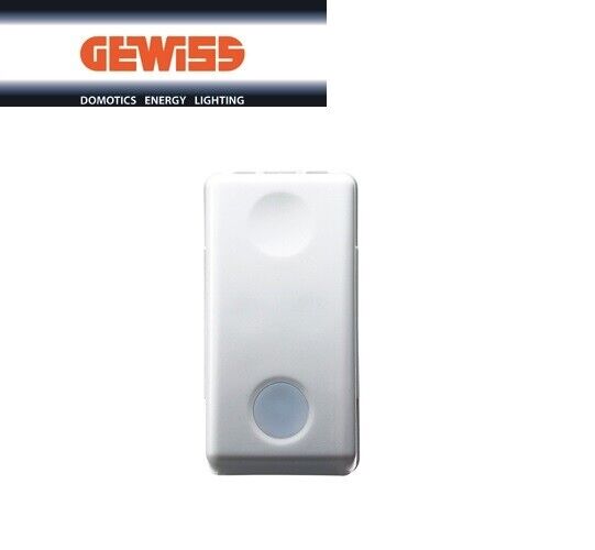 DEVIATORE ILLUMINABILE 16AX GEWISS SYSTEM WHITE GW20588