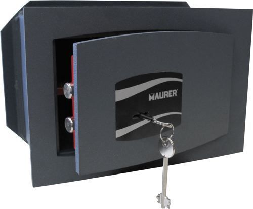 Maurer cassaforte con chiave maurer taglio laser 31x21x15 cm