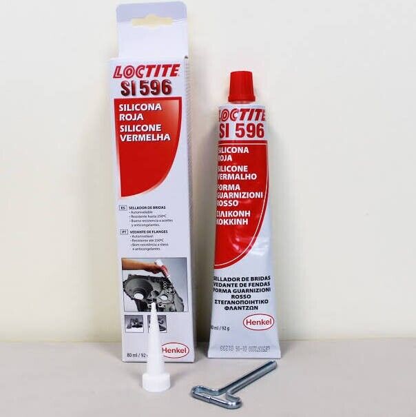 LOCTITE SI 596 80 GR SILICONE INDUSTRIALE ROSSO SIGILLANTE PER FLANGE COPPA OLIO