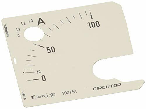 circutor sec – Amperometro sec 72 fa 100/5 A, corrente alternata, (N1P)