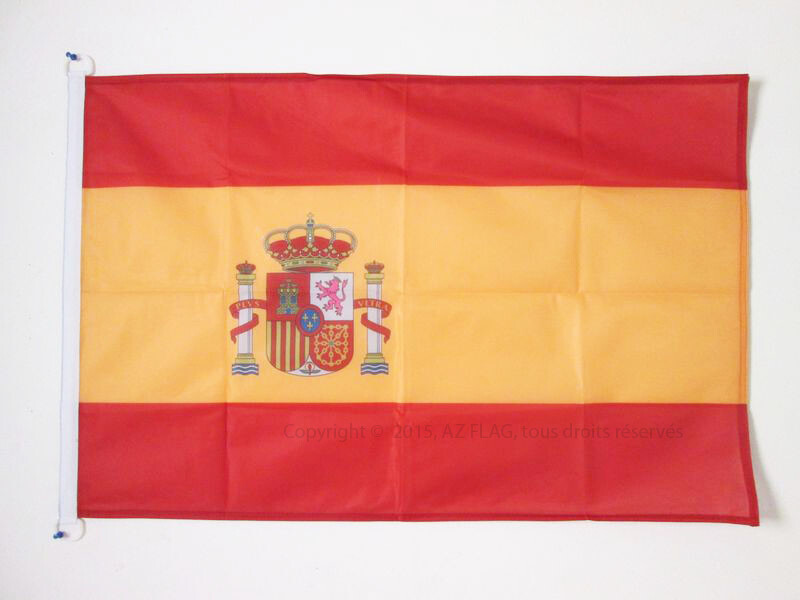 BANDIERA SPAGNA 90x60cm per esterno - BANDIERA SPAGNOLA 60 x 90 cm - Nuova