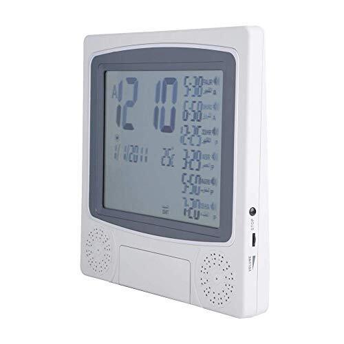 Hztyyier Orologio da preghiera islamico digitale Regalo musulmano Azan (l4M)